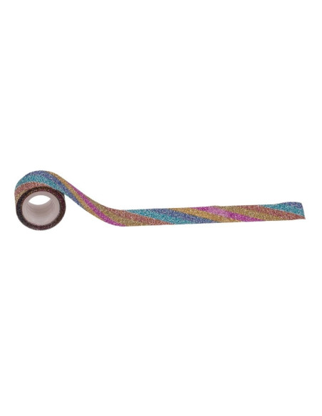 Banda decorativa mini, cu 3 dispensere, 13mm, diverse modele, Out of the blue, 29/2873 / 37103, set 12 buc