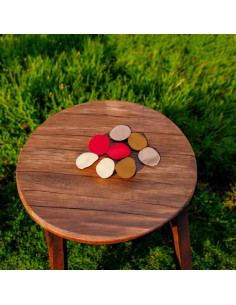 Accesorii creatie ROSEPETAL-34, petale textura matase, nuante de rosu, set 200 buc 2
