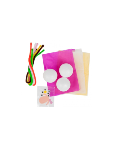 Accesorii creatie - polistiren + sarma plusata model animale, Craft With Fun, 445964