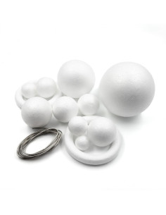 Accesorii creatie - polistiren - Sistem Solar, Colorarte, set de 13 buc 2