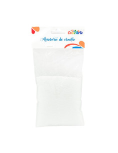 Accesorii creatie - polistiren - bile, alb, 2mm, Colorarte, MY004, 10g/punga