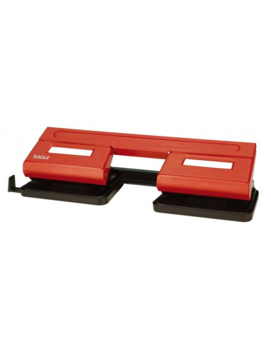 Perforator Eagle 9401, 15 coli, 4 perforatii, plastic, negru