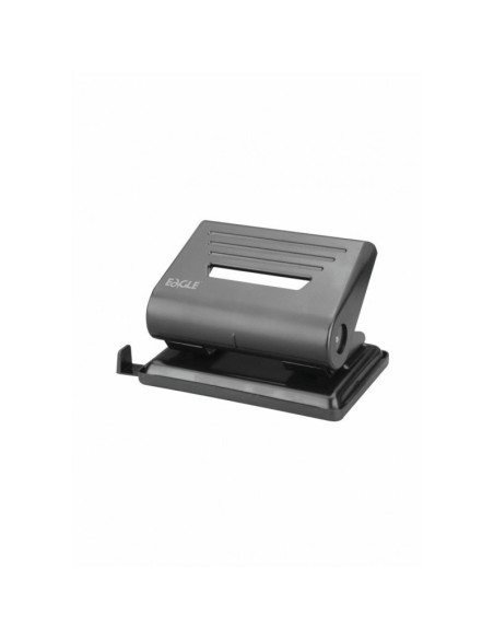 Perforator Eagle 837, 25 coli, plastic, negru