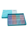 Stilou cerneala termosensibila CNX 652M, capac imprimeu fructe, diverse culori pastel