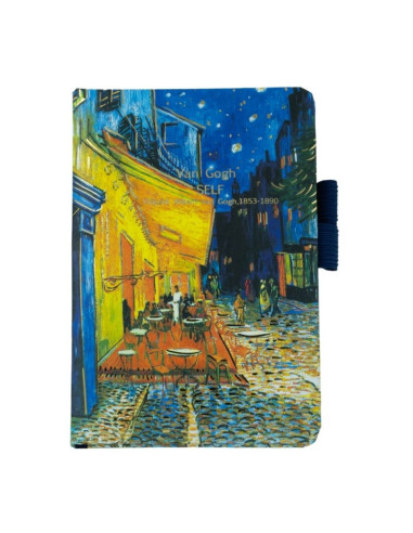 Jurnal C6 CNX 6500-8, 160 pagini, peisaje, coperta carton, cu suport de pix