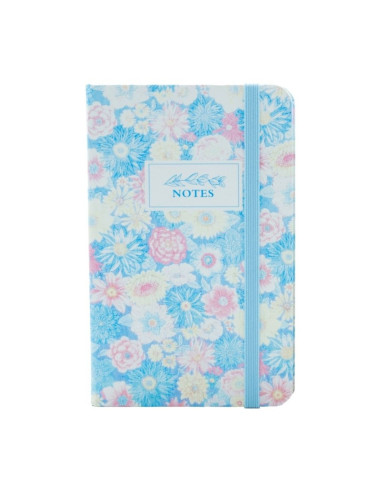 Jurnal A6 CNX 5702-8, 160 pagini, fluturi, coperta carton, cu elastic