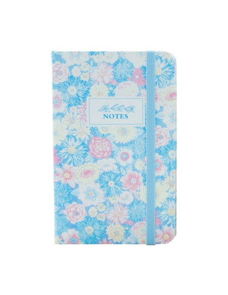 Jurnal A6 CNX 5702-8, 160 pagini, fluturi, coperta carton, cu elastic