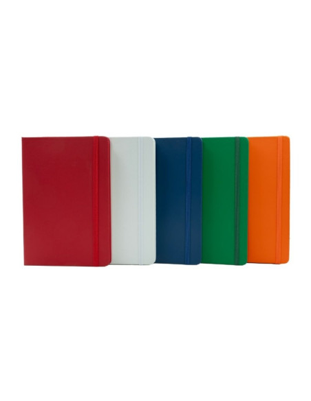 Agenda A5 nedatata, CNX 077, diverse culori, cu elastic