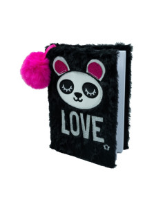Jurnal CNX A5-2, A5, coperta velur, model love/panda
