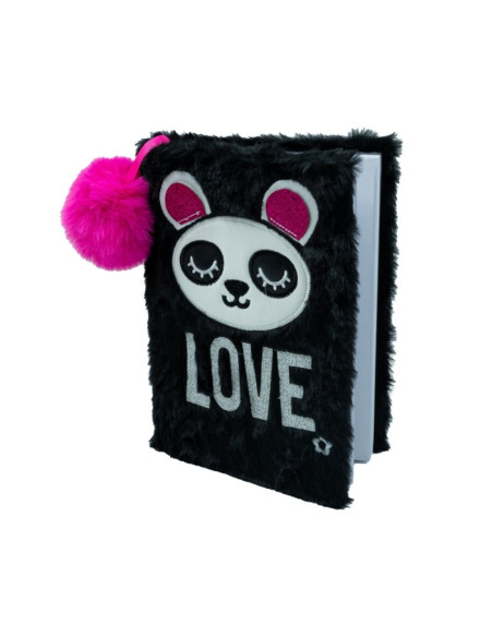 Jurnal CNX A5-2, A5, coperta velur, model love/panda