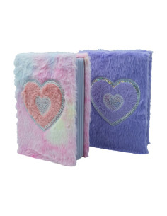 Jurnal CNX A5-1, A5, coperta velur, model inima