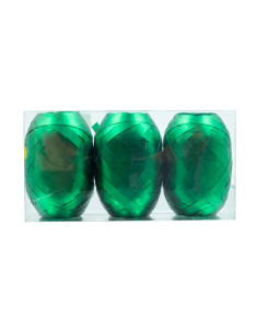 Accesorii creatie - ghem rafie, verde metalic, 5mm x 10m, set 3 buc, Colorarte