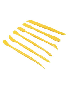 Accesorii creatie - unelte plastic modelaj Colorarte E0033A, didactic, set 6 buc