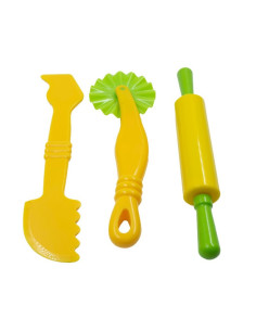 Accesorii creatie - unelte plastic modelaj Colorarte HMS104013, didactic, set 3 buc