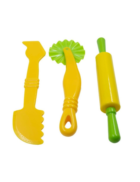 Accesorii creatie - unelte plastic modelaj Colorarte HMS104013, didactic, set 3 buc