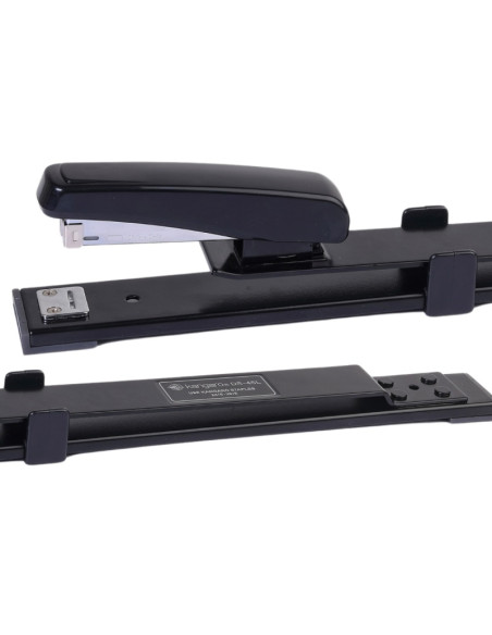 Capsator Kangaro DS-45L, 24/6 - 26/6, 30 coli, 320mm, brat lung, plastic, negru