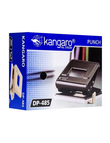 Perforator Kangaro DP-485, 16 coli, metalic, negru
