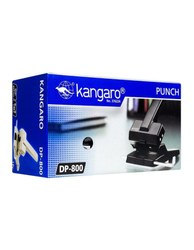 Perforator Kangaro DP-800, 63 coli, metalic, negru