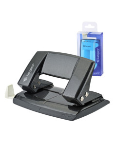 Perforator Kangaro AION-10G/S, 10 coli, metalic, gri metalizat, blister