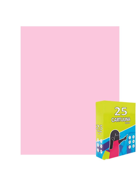 Carton colorat Fabrisa 15561/106, 50x65cm, 180g/mp, roz pastel, top 25 coli