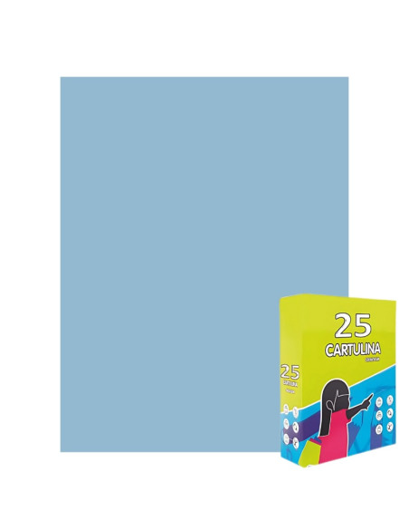 Carton colorat Fabrisa 15562/110, 50x65cm, 180g/mp, albastru deschis pastel, top 25 coli