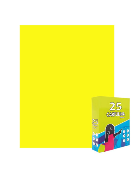 Carton colorat Fabrisa 15563/109, 50x65cm, 180g/mp, galben intens, top 25 coli