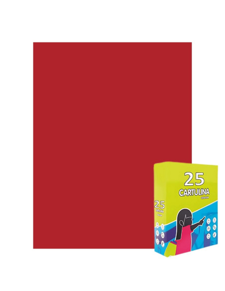 Carton colorat Fabrisa 15565/105, 50x65cm, 180g/mp, rosu intens, top 25 coli