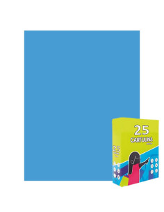 Carton colorat Fabrisa 15567/111, 50x65cm, 180g/mp, albastru turcoaz intens, top 25 coli