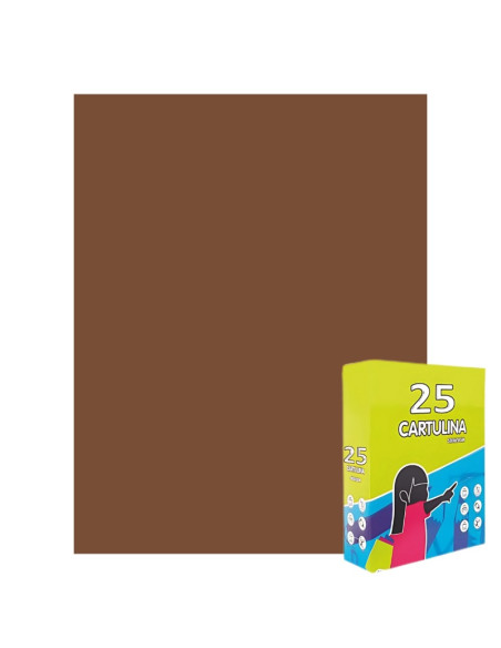 Carton colorat Fabrisa 15571/118, 50x65cm, 180g/mp, maro intens, top 25 coli