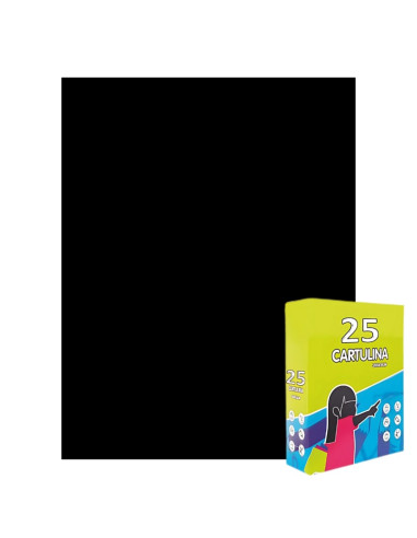 Carton colorat Fabrisa 15579/104, 50x65cm, 180g/mp, negru intens, top 25 coli