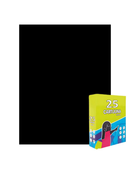 Carton colorat Fabrisa 15579/104, 50x65cm, 180g/mp, negru intens, top 25 coli