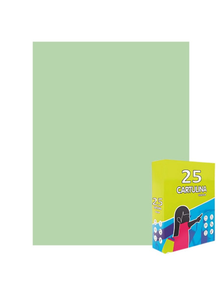 Carton colorat Fabrisa 15558/120, 50x65cm, 180g/mp, verde deschis pastel, top 25 coli
