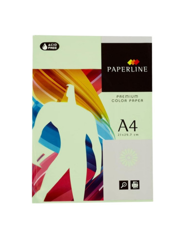 Hartie colorata A4 Fabrisa 15638/IT130, 80g/mp, verde deschis pastel, top 500 coli