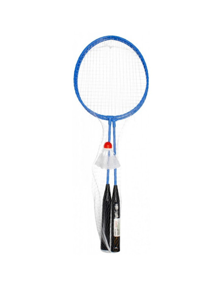 Badminton - set x2 rachete + fluturas, metal, diverse culori, 3+ ani, MegaCreative, 380038