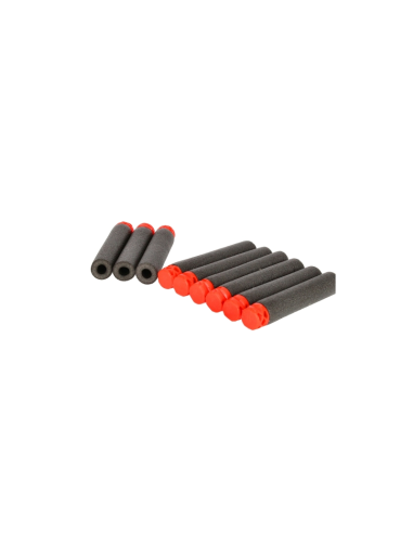 Blaster - set x36 proiectile de spuma, negru, 6+ ani, MegaCreative, 454230