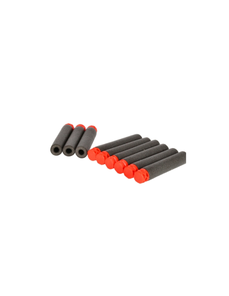 Blaster - set x36 proiectile de spuma, negru, 6+ ani, MegaCreative, 454230