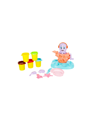 Set creativ caracatita Mega Creative 471066, + plastilina, +3 ani