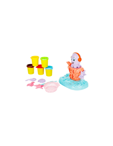 Set creativ caracatita Mega Creative 471066, + plastilina, +3 ani