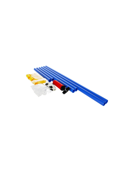 Set Fotbal, include 1x poarta de 65cm, plasa, pompa, minge, albastru, 3+ ani, MegaCreative, 380042
