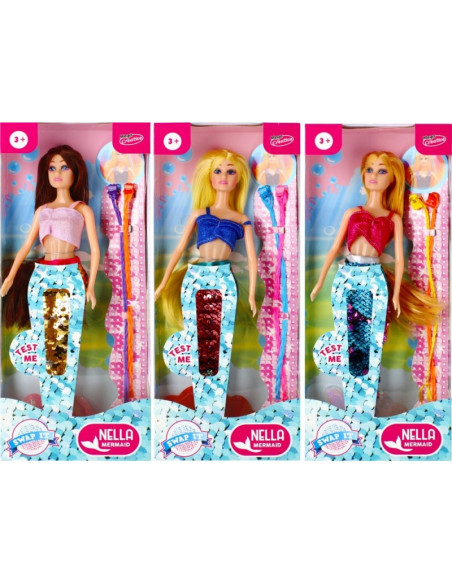 Papusa - sirena, diverse modele, 3+ ani, MegaCreative, 484553