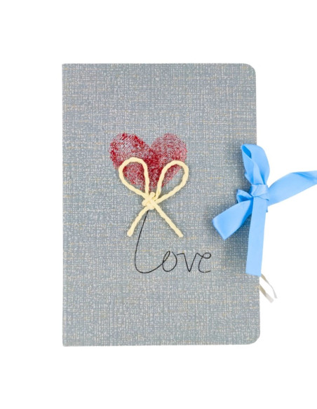 Jurnal A5 CNX Love 9802-2, 256 pagini, coperta carton diverse culori, cu snur