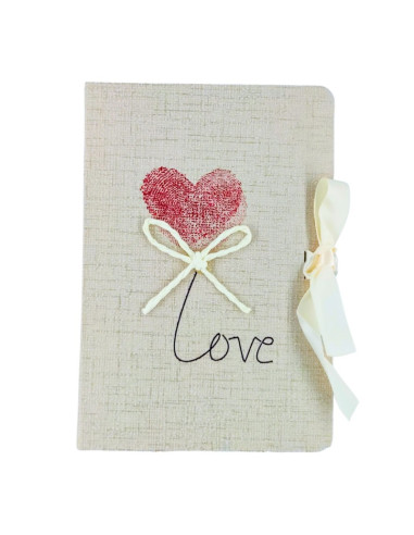 Jurnal A5 CNX Love 9802-2, 256 pagini, coperta carton diverse culori, cu snur