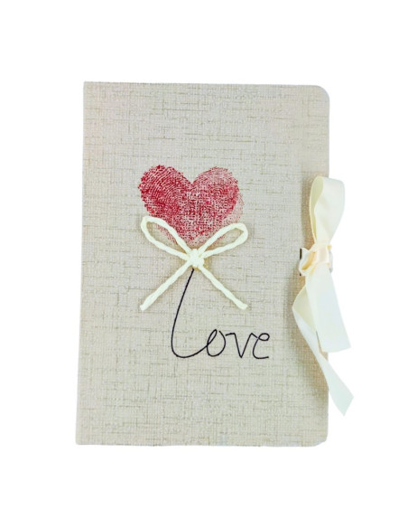 Jurnal A5 CNX Love 9802-2, 256 pagini, coperta carton diverse culori, cu snur