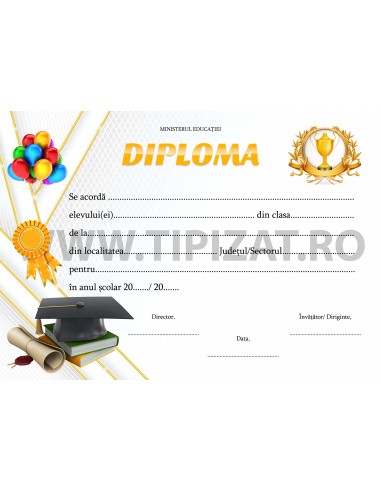 D007c  Diploma scolara
