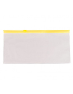 Mapa plastic CNX 753, cu fermoar zip, A7, 120 microni, transparent