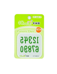 Matrita pentru masina taiere si embosare CNX CF-668-5,  5.5cm, cifre