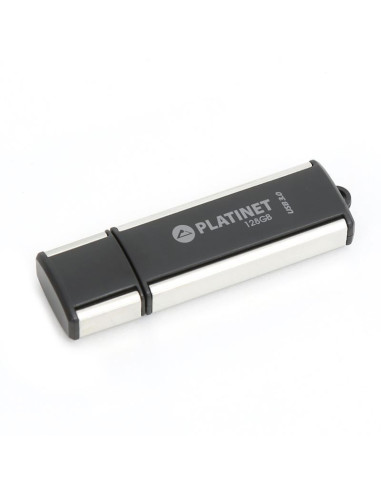 Stick memorie 128GB Platinet PMFU3128X 42287, USB 3.0, 75MB/s, carcasa aluminiu, negru