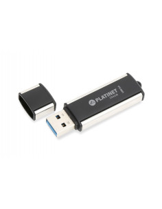 Stick memorie 256GB Platinet PMFU3256 42564, USB 3.0, 120MB/s, carcasa aluminiu, negru