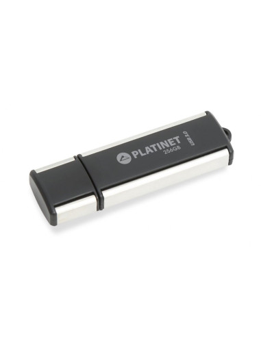 Stick memorie 256GB Platinet PMFU3256 42564, USB 3.0, 120MB/s, carcasa aluminiu, negru