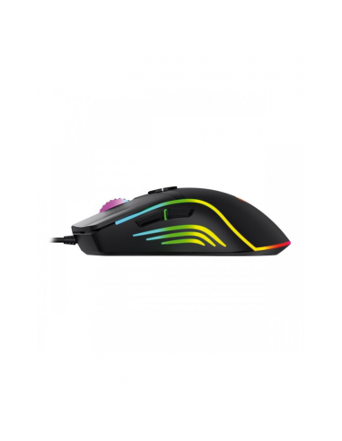 Mouse optic Omega Varr Gaming VGMB03, 1000-1600-3200-6400 dpi, USB, iluminare RGB, 7 butoane, negru